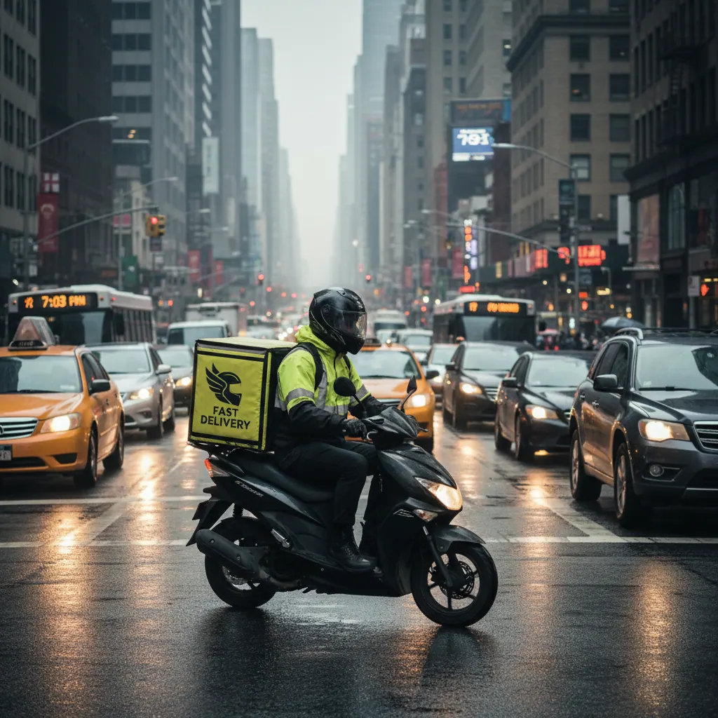 When working as a courier can cost your life